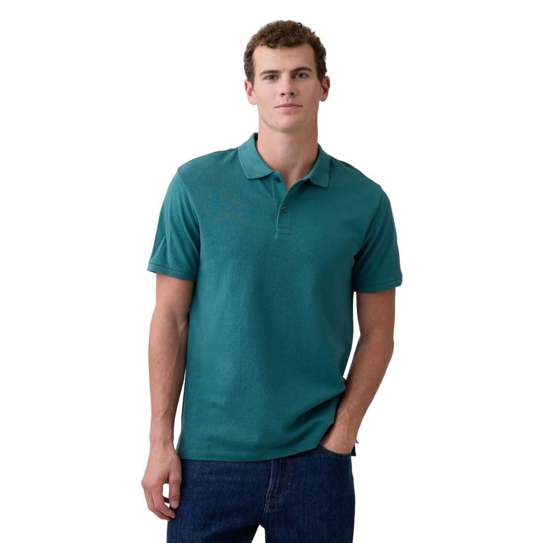 Men Solid Regular fit Half Sleeve Collared Neck T-Shirt-image-23