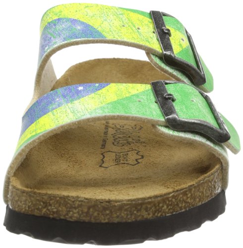 Birki's Original Santiago Birko Flor Narrow Width, Brazil Flag L6 M4 37,02