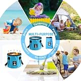 DQZSY seau pliable 20 L en tissu 500D, 28,7 cm ouvert photo 5