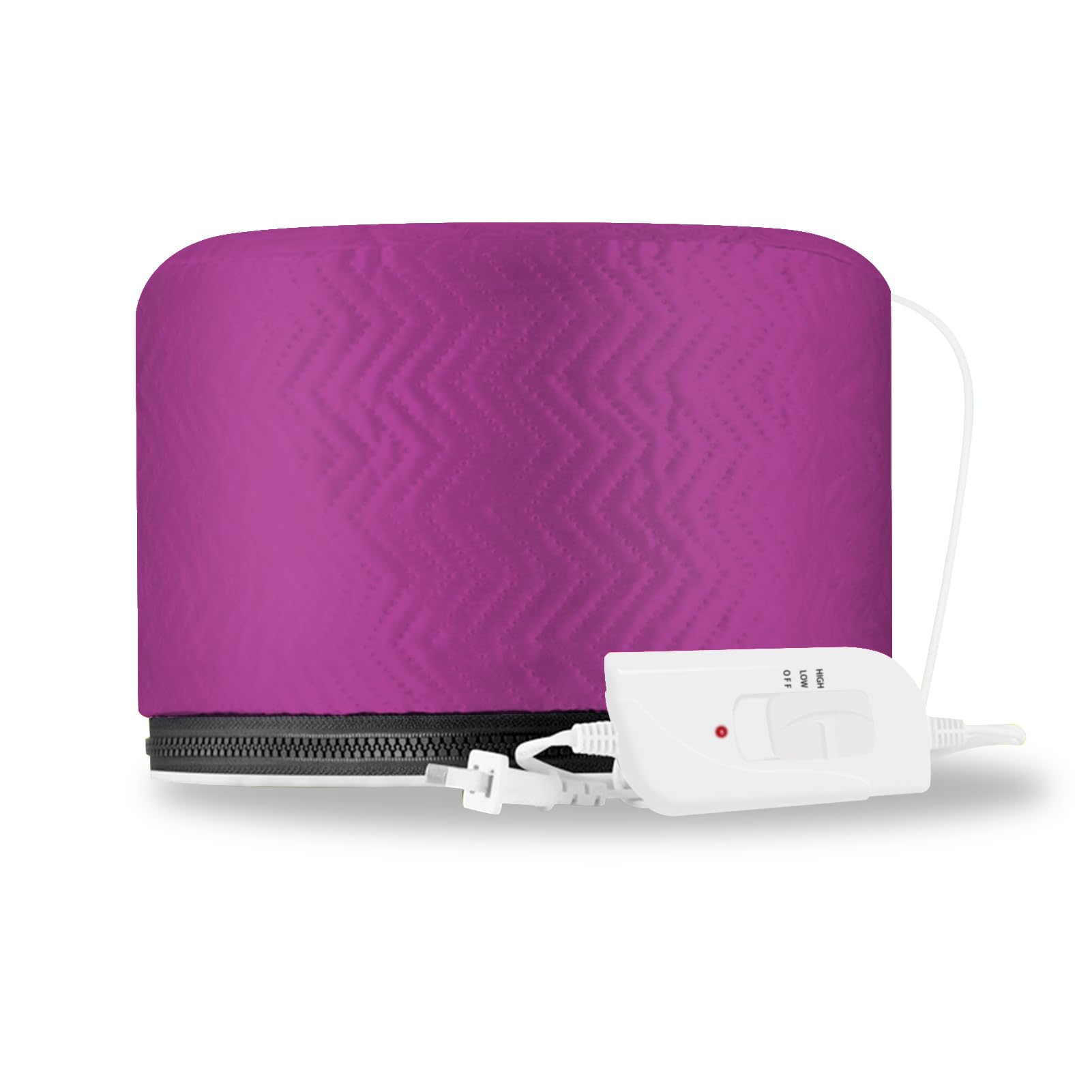 Smoostart Hair Steamer Cap, Portable Hair Care Hat with 3 Mode Temperature Control, Deeply Nourishing Hat for Hair SPA Beauty Steamer Treatment (Purple)