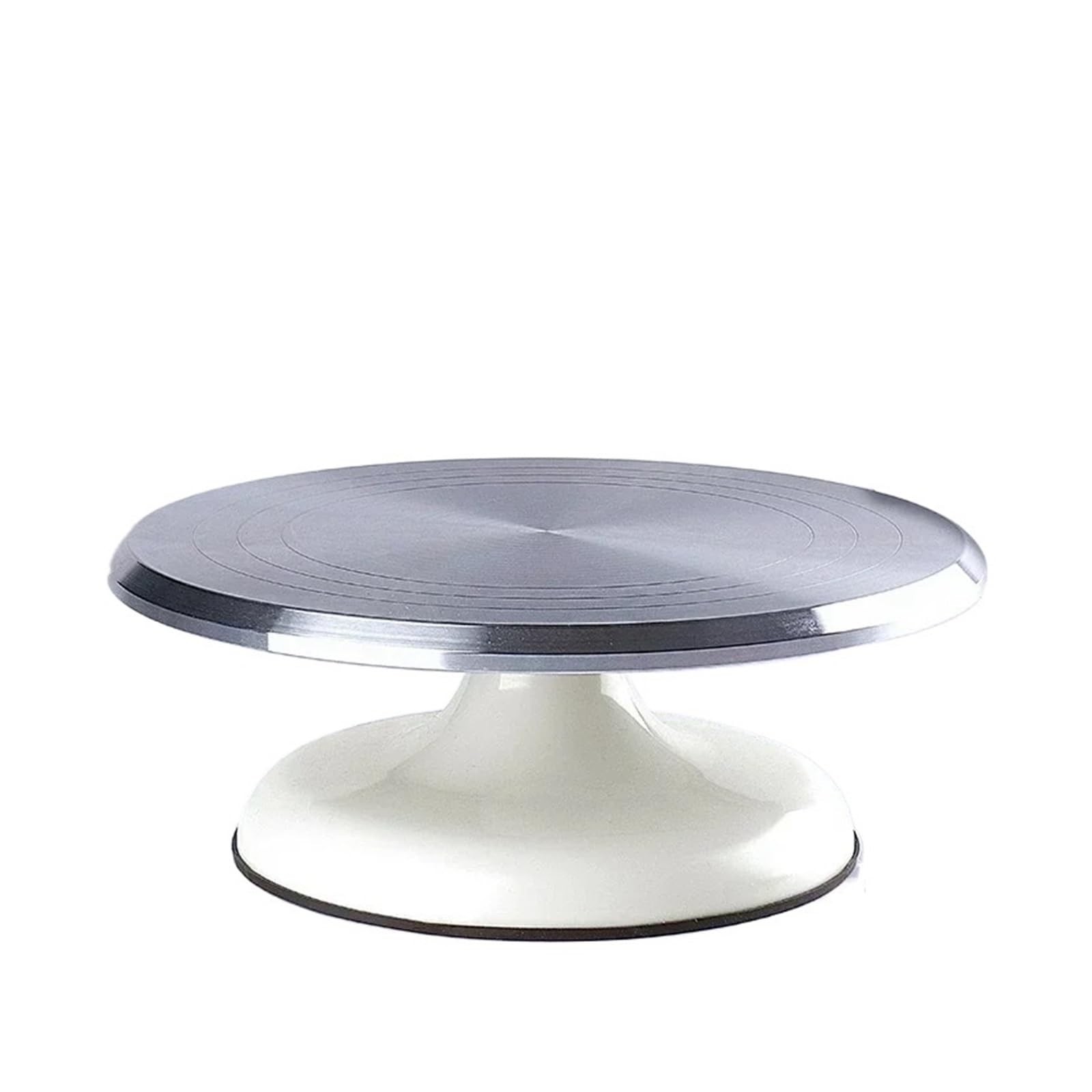 Genérico Soporte Giratorio for Pasteles, Accesorios de decoración, Molde Estable(White-10inch)
