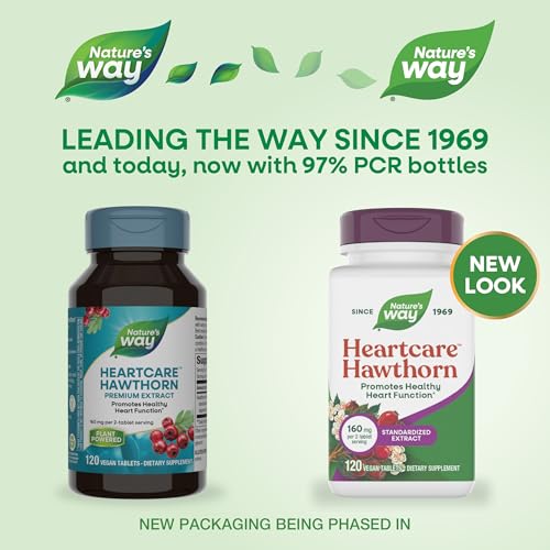 Nature's Way HeartCare Hawthorn Standardized Extract, Daily Support,120 ct - image 2