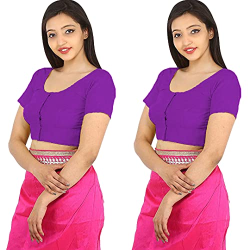 Image of Namita Women's Rubia Cotton Solid Half Sleeve Blouse