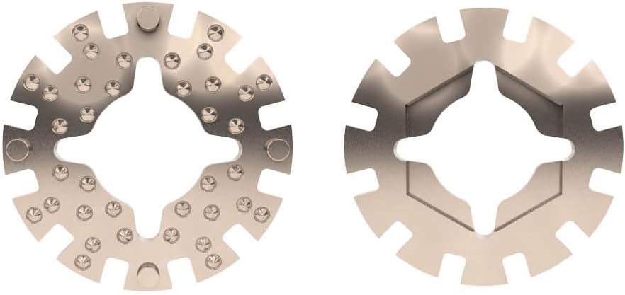 CMT OMA31-X2 Pair Of Universal Adapters for Multi-Tool Blades Oscillating Multicutter, Gray