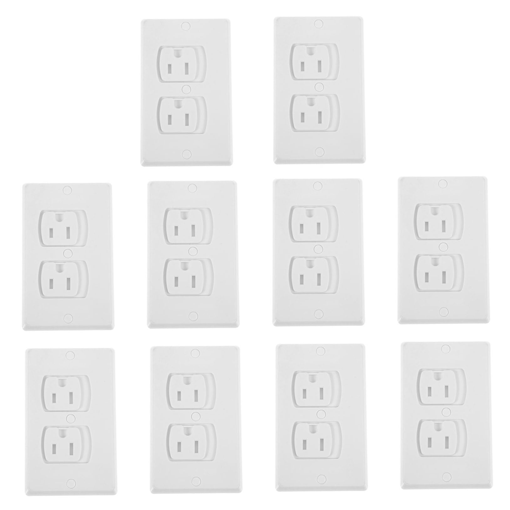 BESTonZON 10pezzi Copriprese Elettriche Automatici Per Protezione Per Outlet Facile Installazione e