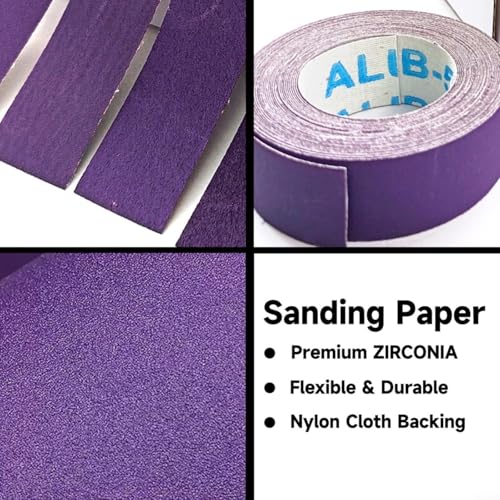 Bande abrasive anti-déchirure 25mm pour poncer les recoins
