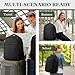 JARWAM Travel Laptop Backpack 17 Inch, Durable Professional Travel Backpack for Men Women with LifetimeWarranty, Airline Approved Big Large Business Work School College Computer Backpack, Black