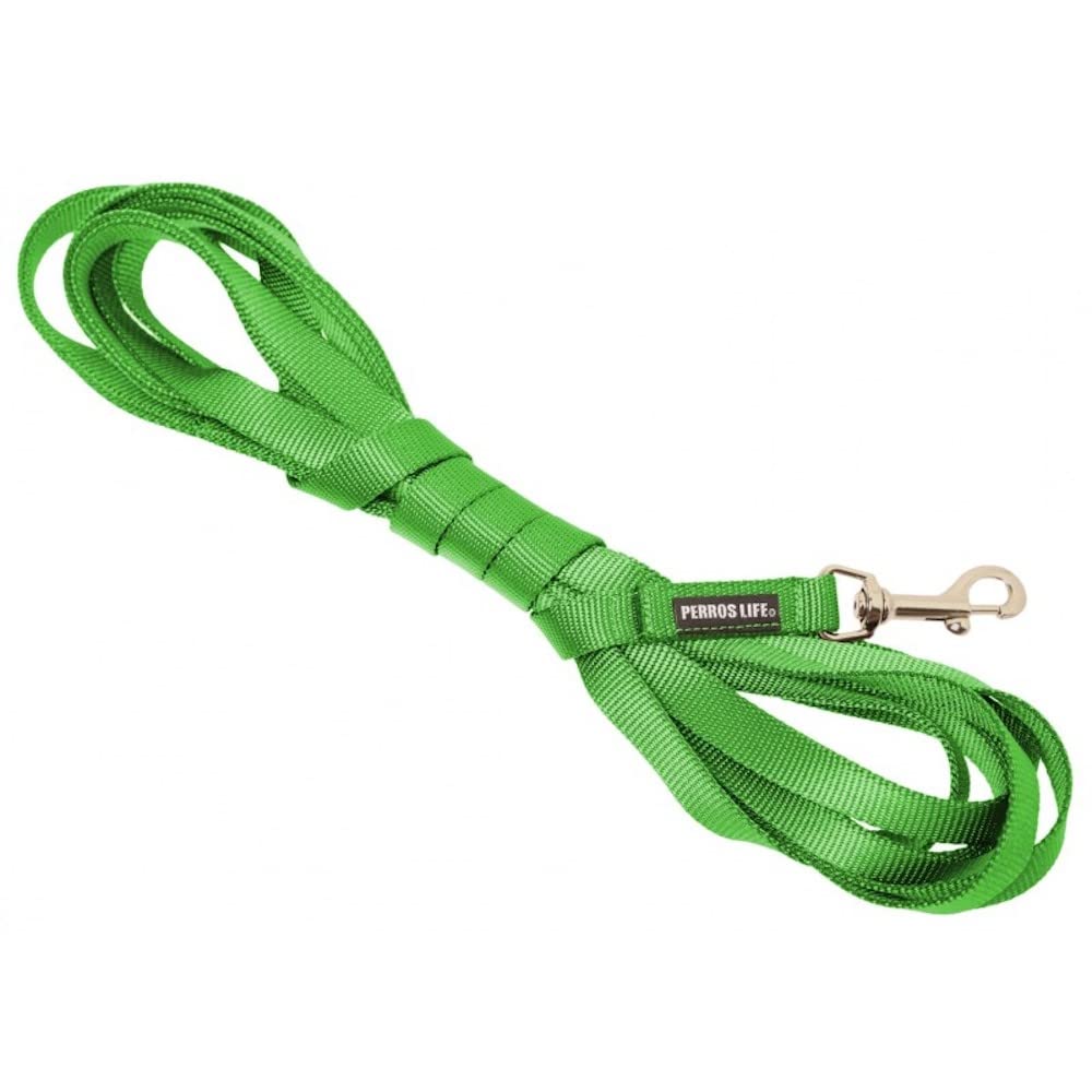 Correa para adiestramiento de perro de 10 m de longitud y 10 metros de longitud (verde)
