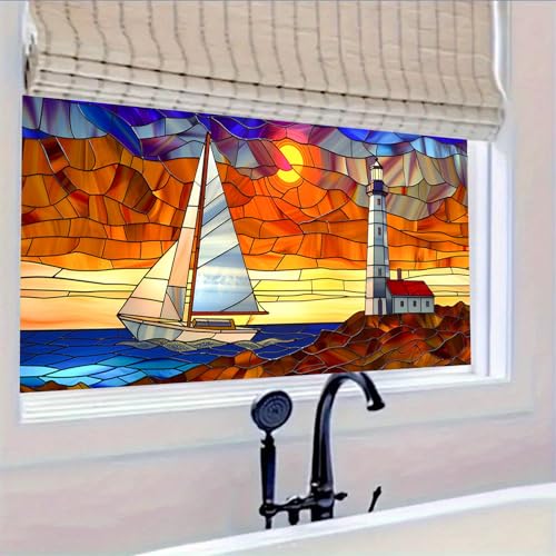 Película de ventana decorativa HOMETITUTE 39.3x17.7 pulg miniatura 5