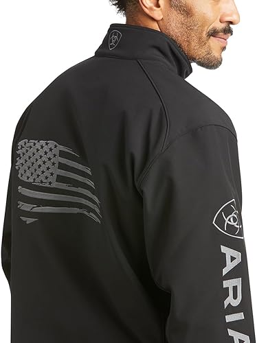 Miniatura 3 de Ariat Logo 2.0 Patriot Softshell Chaqueta resistente al agua, grano de café