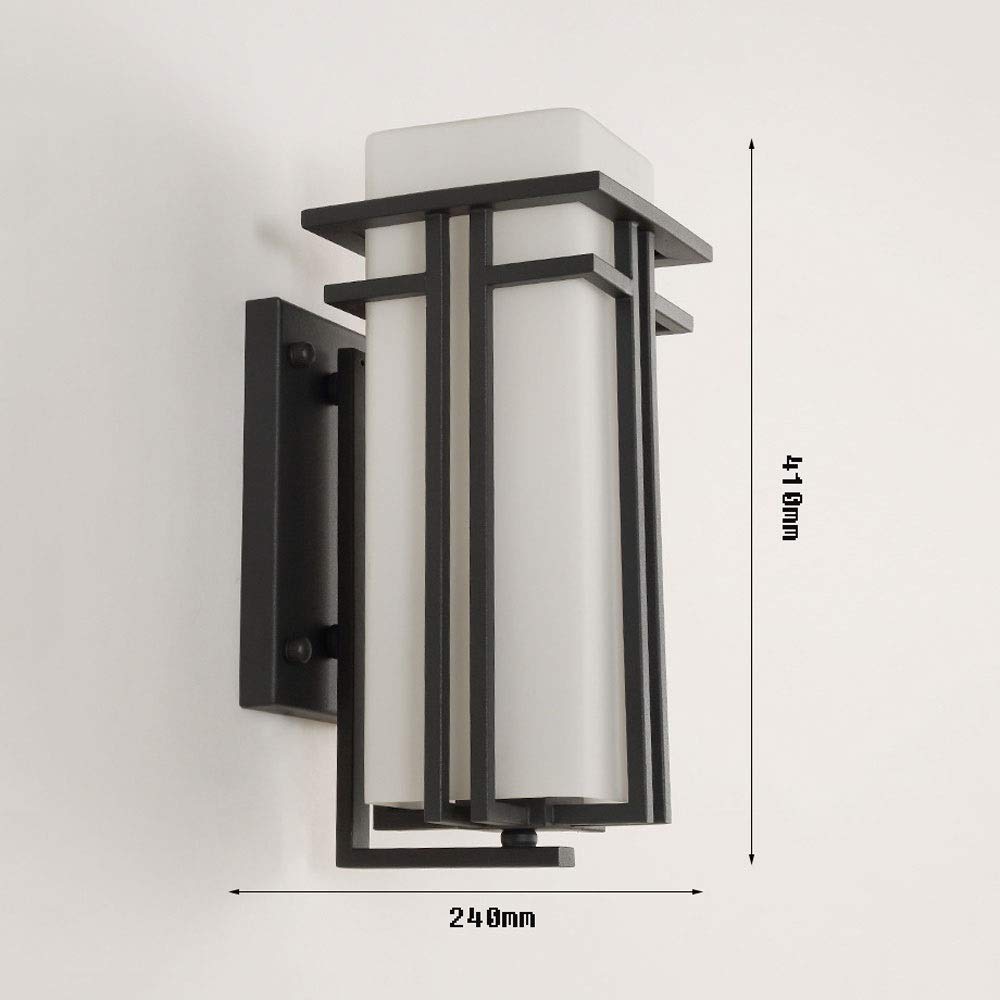 LYGSWDB ścienna Zewnętrzny kinkiet 5 W Wodoodporne kinkiety Aluminiowe wodoodporne światło punktowe Lampka nocna do łazienki Salon Sypialnia Przedpokój Ogród Kinkiet Lampka do czytania