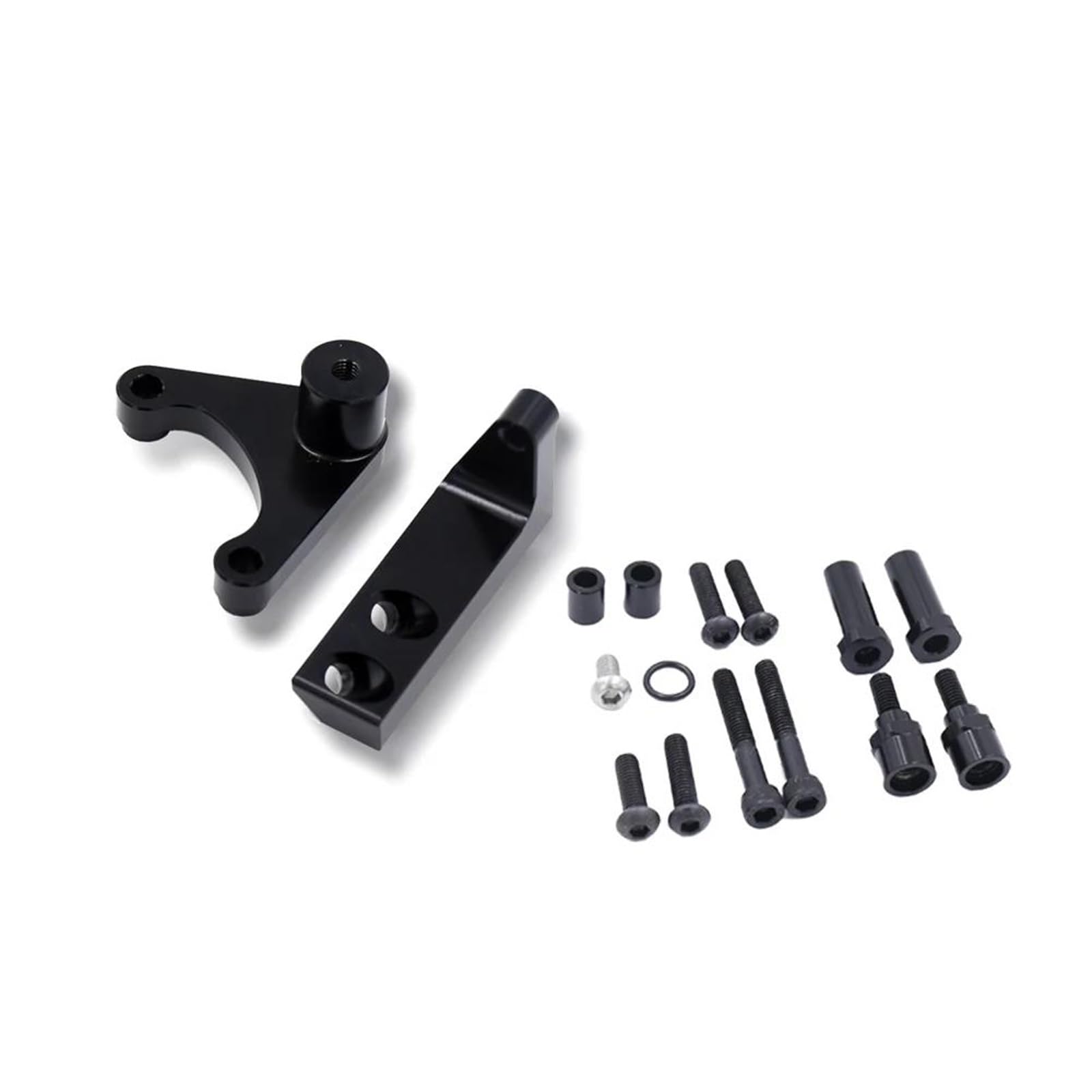 Stabilizzatore Ammortizzatore di Sterzo per Moto in Fibra di Carbonio per Ducati Hypermotard 950 SP RVE 2019-2023 Kit Staffa di Montaggio(X-2)