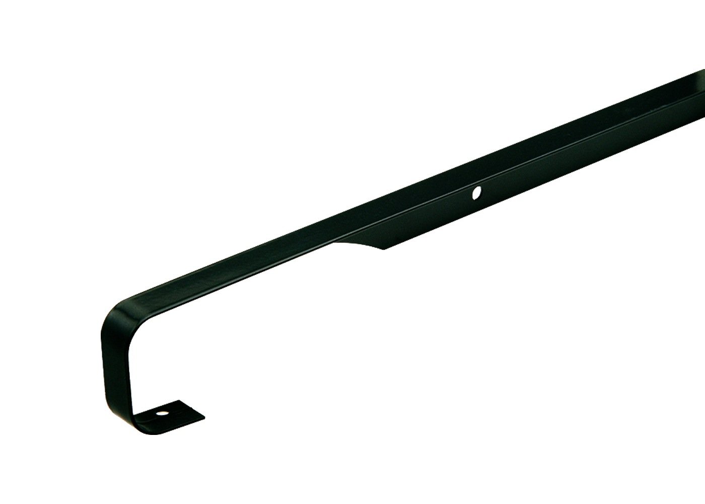 38mm-40mm Kitchen Worktop Finishing Profiles 10mm Radius Top & Bottom - Hand Finished - Diamond Black Finish (900mm Long in-Line Straight Joint)