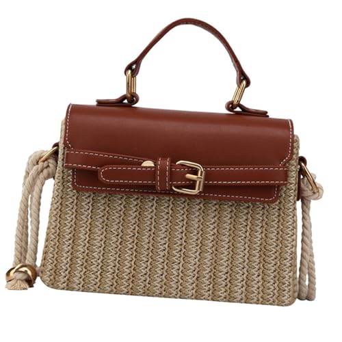 Sac à bandoulière jute tissé main chic pour femme accessoire mode plage soirée