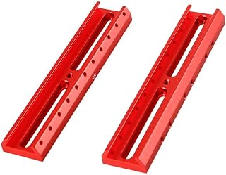 Sandyseptember Telescopio astronómico de cola de milano con ranura de extensión ajustable para instalar el buscador, aleación de aluminio, rojo (220 mm)