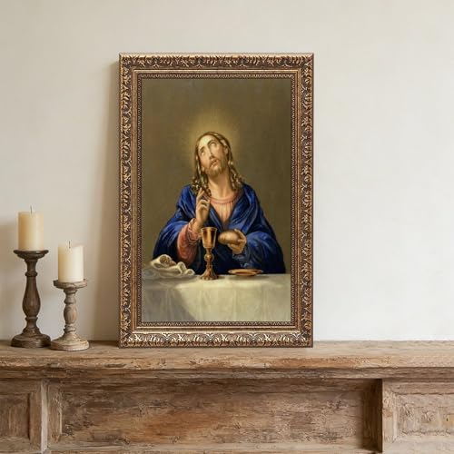 Impression sur toile Jésus-Christ Kitsch idée cadeau originale pour décoration murale - 4