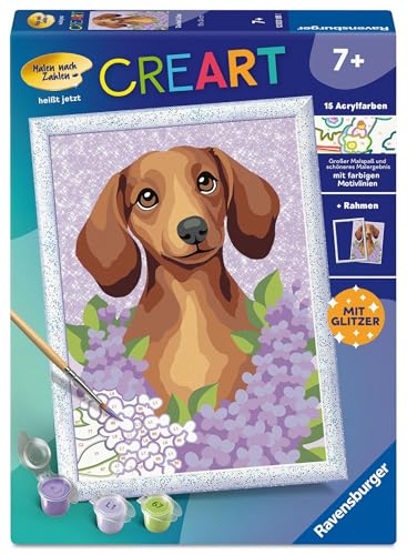 Malen nach Zahlen cadeau créatif anniversaire enfant motif paillettes