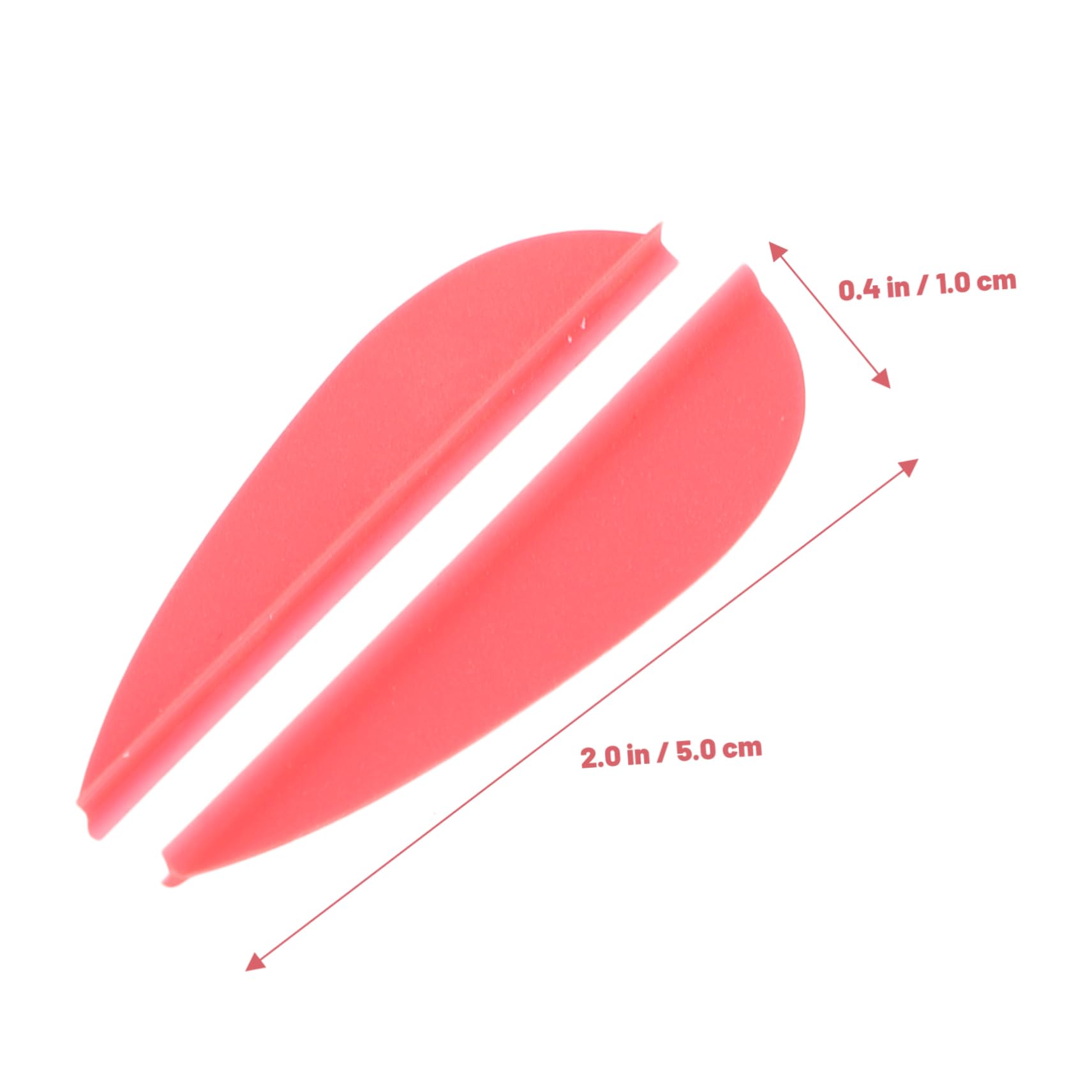 BRIGHTFUFU 20pcs Lightweight Arrow Vanes Fletchings for Archery Professional Small Vanes Replacement Fletchings
