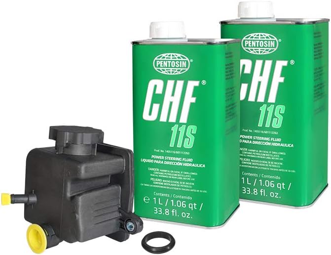 Pentosin 1405116-KIT-1 Power Steering Service Kit with 2L of CHF 11S Fluid and a Rein Power Steering Reservoir for Select Mercedes-Benz Vehicles