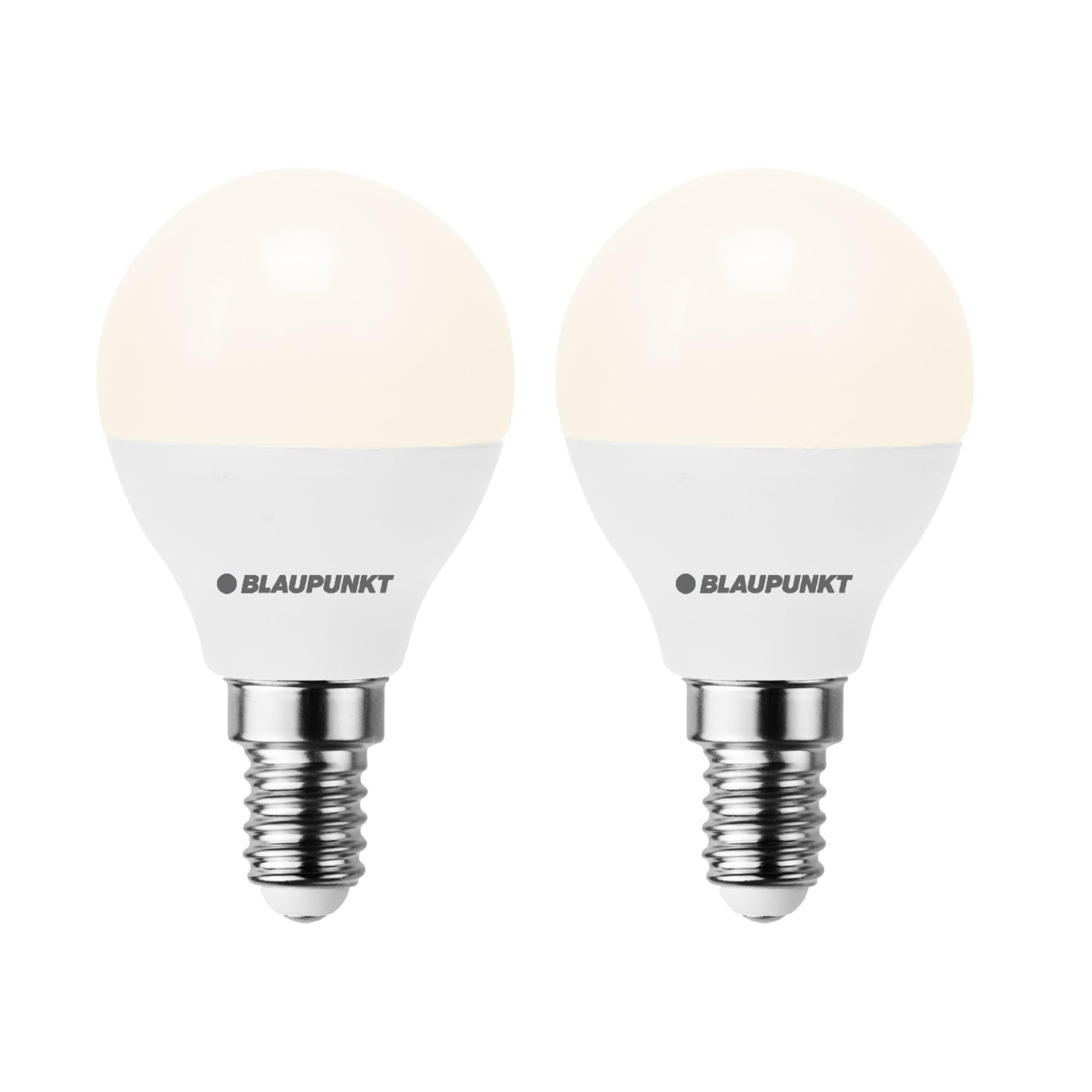 BLAUPUNKT E14 SES Light Bulb Golf Ball 6W 520 lm 2700K Warm White, 4-Pack