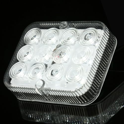 ETUKER 1x Piloto Marcha Atrás 12v24v Remolque LED Impermeable Piloto Trasero Remolque Homologado