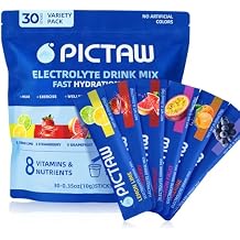 Electrolytes Powder Packets 30 Stickpacks, Variety Pack Hydration Packets,Low Sugar Liquid Daily IV Electrolyte Drink Mix for Instant Hydration Indoor Sport Outdoor Non-GMO 10.58oz