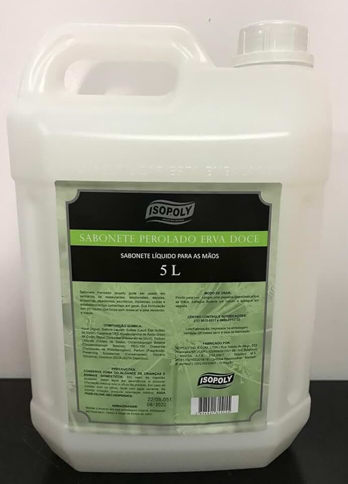 Isopoly Sabonete Perolado Erva Doce - 5000 Ml