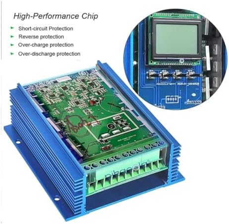 12000W Wind & Solar Hybrid MPPT Charge Controller 220V, 12V/24V/48V Automatic Off-Grid System with Dump Load & LCD Display, Universal for Renewable Energy Solutions