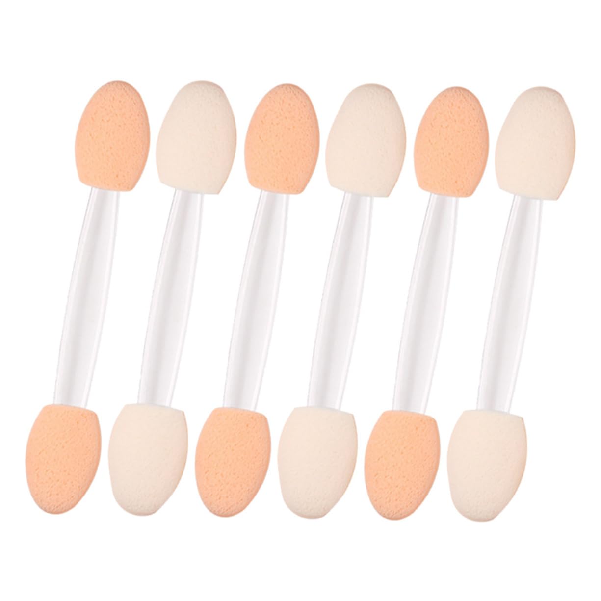 MUSISALY Double-ended Eye Shadow Brush Kit 30pcs Sponge Applicators Professional Makeup Brushes for Women