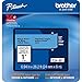 Brother Genuine P-touch, TZe-551CS, 0.94â€ x 26.2â€™, Black on Blue Laminated Label Tape