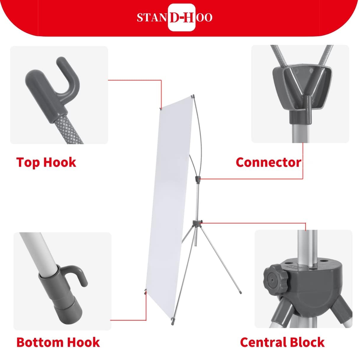 X Banner Stand 31 ½"*72" Perfect for Restaurant and Store Display with Portable Travel Bag (31 ½"*72")