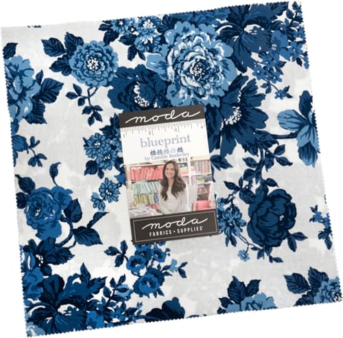 Blueprint Layer Cake®, 42 10-inch Precut Fabric Quilt Squares by