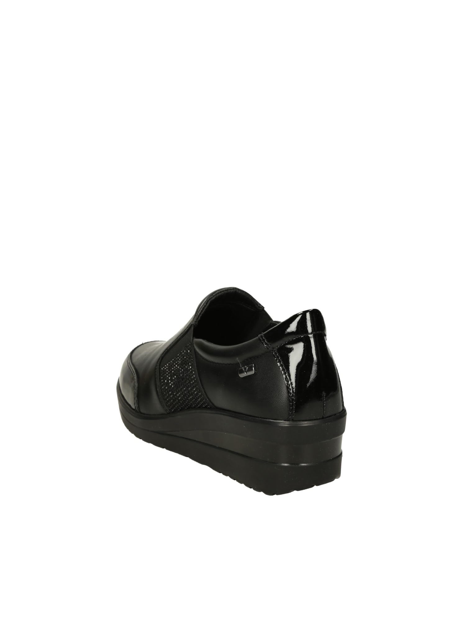 Valleverde Mocassini Donna 36200A in Pelle Nero Modello Casual. Una Calzatura Comoda Adatta per Tutte Le Occasioni. Autunno-Inverno 2022