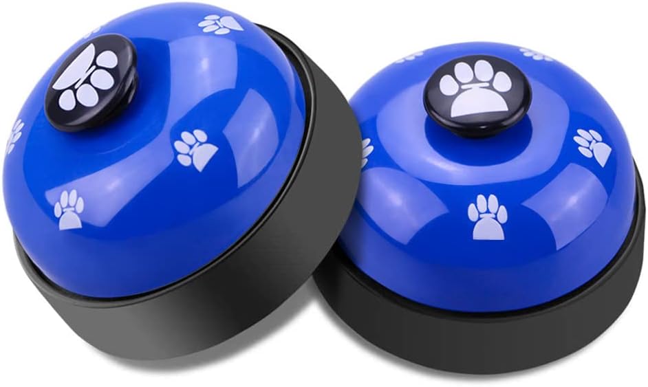 Comsmart Dog Training Bell, Set of 2 Dog Puppy Pet Potty Training Bells, Dog Cat Door Bell Tell Bell with Non-Skid Rubber Base Comsmart Dog Training Bell, Set of 2 Dog Puppy Pet Potty Training Bells, Dog Cat Door Bell Tell Bell with Non-Skid Rubber Base