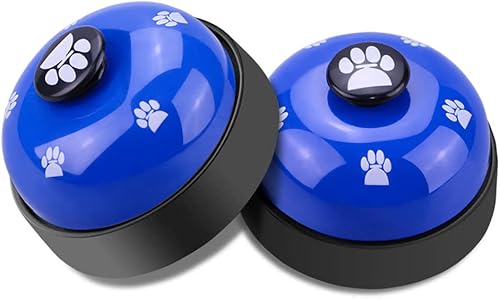 Comsmart Campana de entrenamiento para perros, juego de 2 campanas de entrenamiento para perros y cachorros, timbre de puerta para perros y gatos,