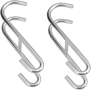 Baluue Clothes Rack 2pcs 304 Over Door Clothes Hanger Rack Over The Door Hook Hanger Door Hanger Coat Hanger Decorate