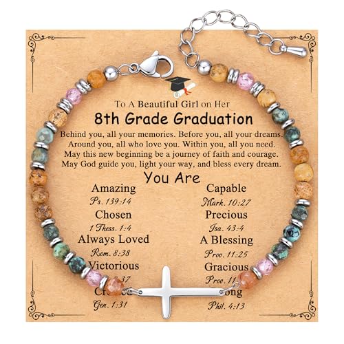 TONY & SANDY 8th Grade Graduation Gifts for Girls, Class of 2026 Middle School Graduation...