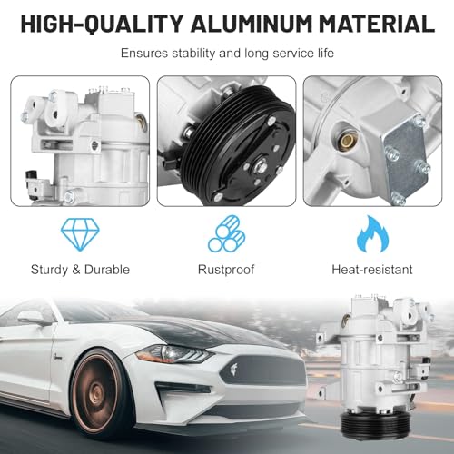 Image of New AC Air Condition Compressor w /Clutch for Nissan Altima 2013-2018 2.5L (Only fit for S SR Base Advance Sense, not for SL, SV) 140919 140919NC 2022517