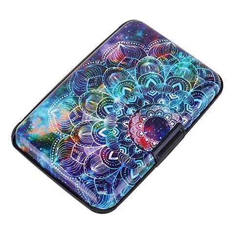 ELFISH Mini RFID Aluminum Wallet Credit Cards Holder Cover