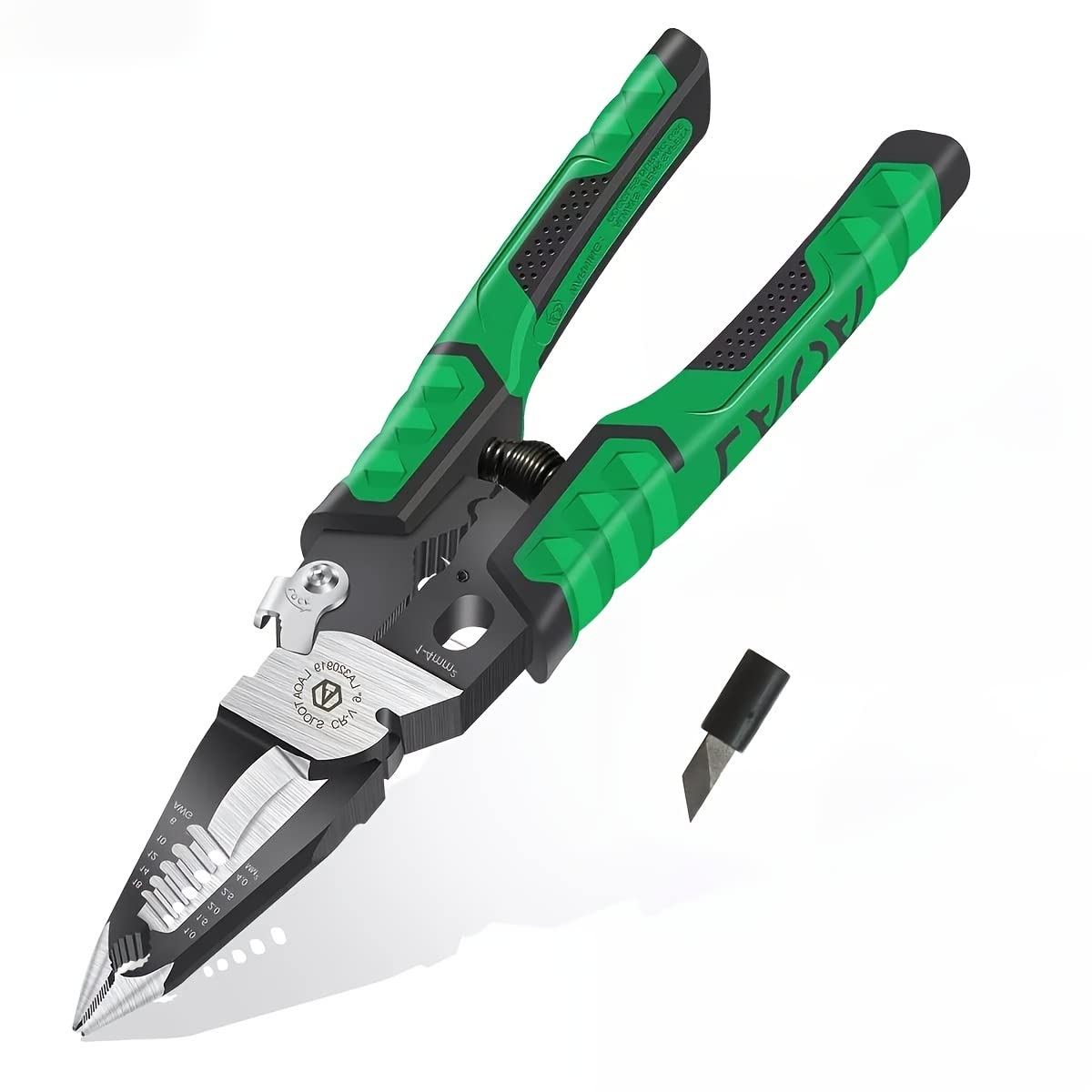 LAOA 9-in-1 Electrician Pliers, Wire Stripper Tool with Cable
