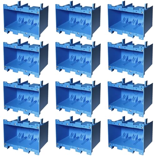 Image of 3 Gang Old Work Box,Plastic Junction for Switches,PVC Box 3 Gang Deep