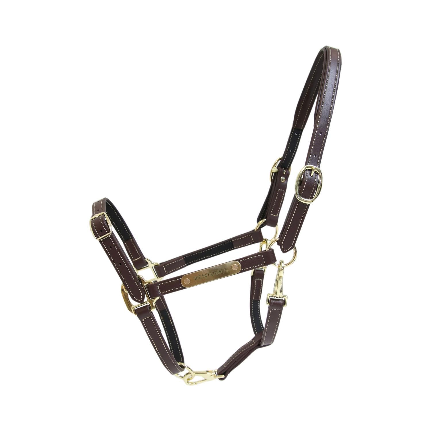 Kentucky Cabezada de Cuero Flexible para Caballos