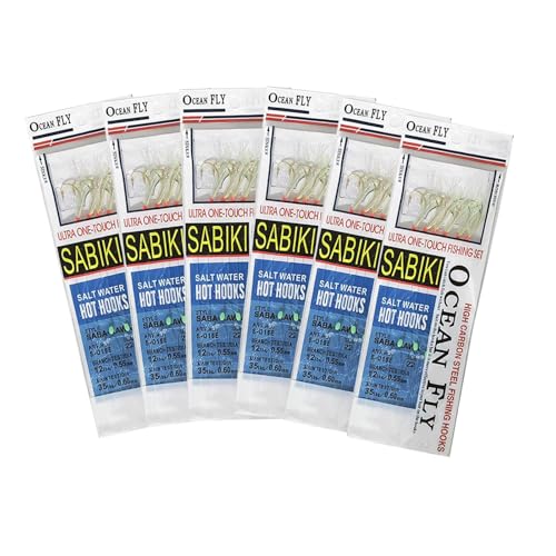36-Piece Luminous Sabiki Rigs - Fishing Lures with Sharp Hooks for Freshwater & Saltwater