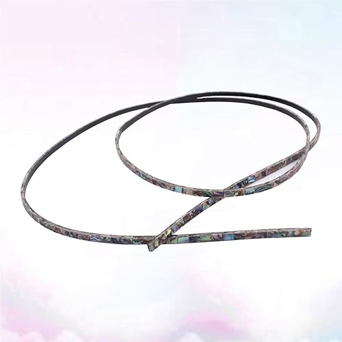 Miniatura 7 de Milisten Gf105 Tira de encuadernación de guitarra de 31.496 in de largo abulón Shell Purfling Trim para Ukelele Mandolina Repair