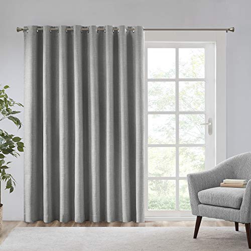 Sun Smart Thermal Insulated Curtain for Bedroom and Home grey, 100" x 84", W 84" x L 100" (1 Panels)