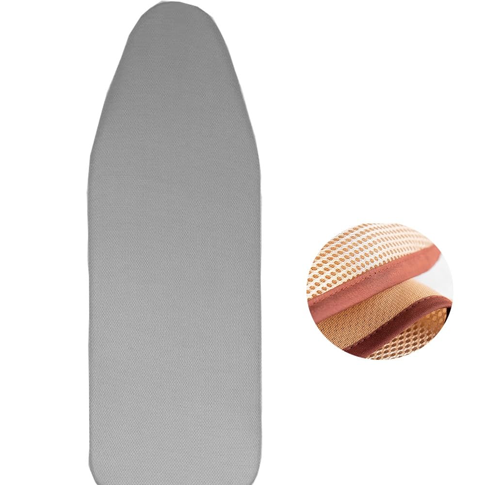 Funda para Tabla de Planchar de 3 Capas con Acolchado Grueso, Funda y Almohadilla de poliéster con Borde elástico de 42 x 18 Pulgadas, 45 x 18 Pulgadas, 48 x 19 Pulgadas, fácil de