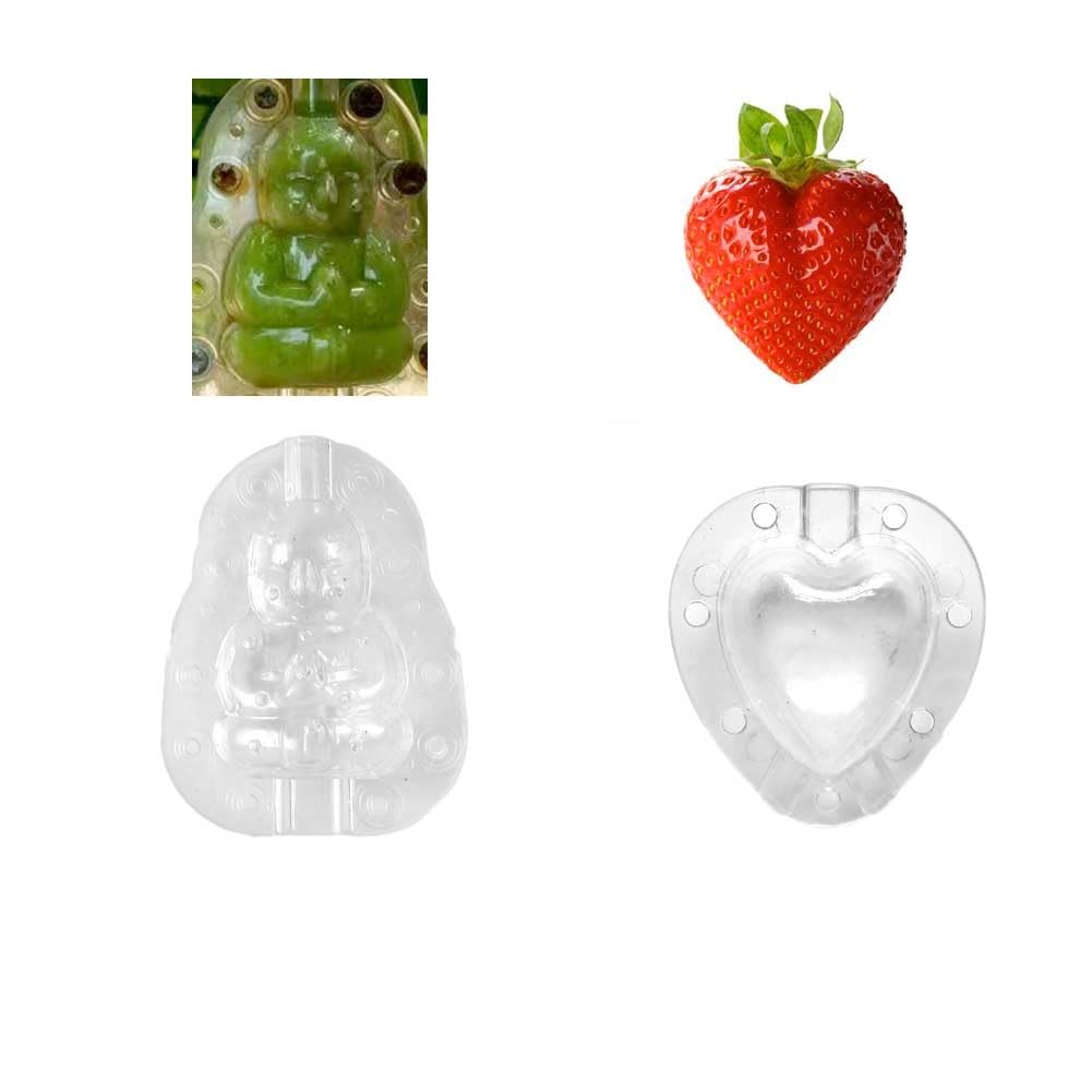 Moldeador de frutas de plástico para cultivar pera, sandía, limón, tomate, jardín, al aire libre, herramienta de formación de verduras, transparente