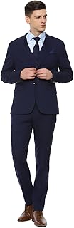 Van Heusen Men's Polyester Blend Three Piece Suit-Dress Set