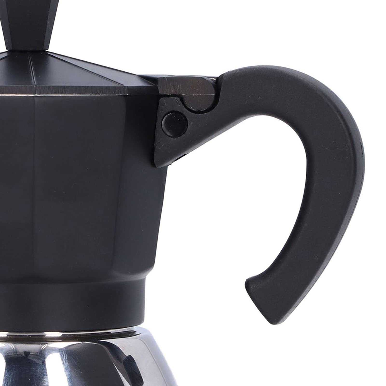 Caffettiera Funzionamento Facile della caffettiera a Mano Ampiamente Usato in Alluminio Acciaio Inossidabile Dimensioni compatte(200ML)