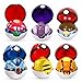 6 pièces Pokemon Elf Ball Déformation Jouet Modèle Pikachu Jenny Tortue Mewtwo Pokemon Action Figure Jouet Mobile Poupée Modèle